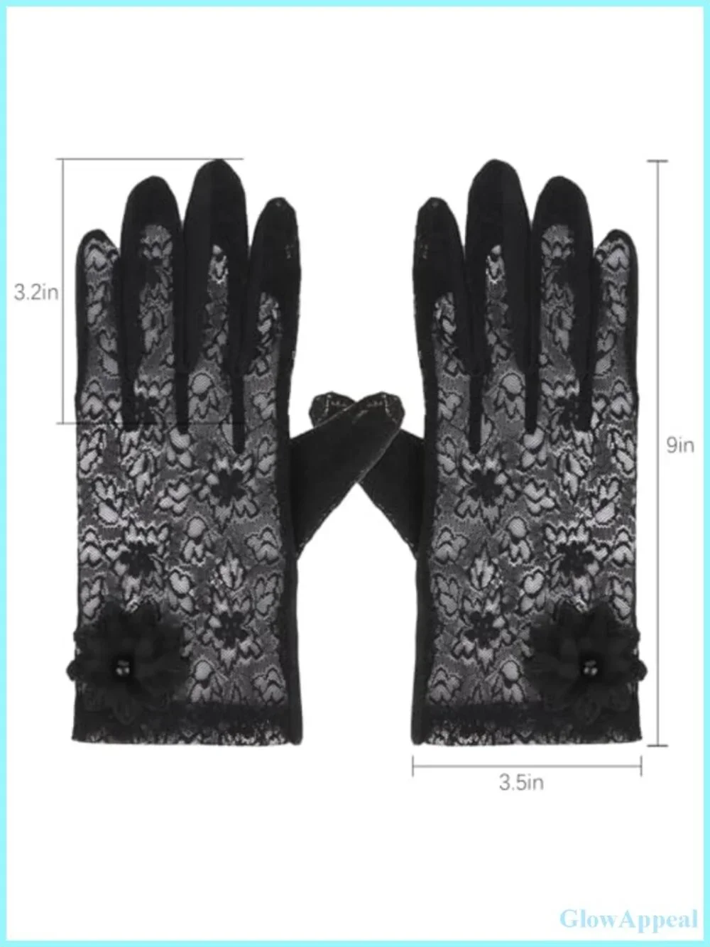 Set of 5 Women's Accessories: Lace Gloves, Feather Hat, Veil for Tea Parties &